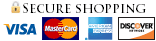 We Accept Visa, MC, AMEX and Discover